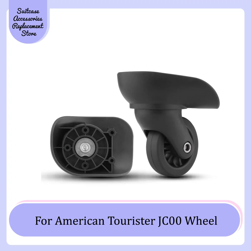 For American Tourister JC00 Universal Wheel Replacement Suitcase Smooth Silent Shock Absorbing Durable Wheel Accessories Wheels