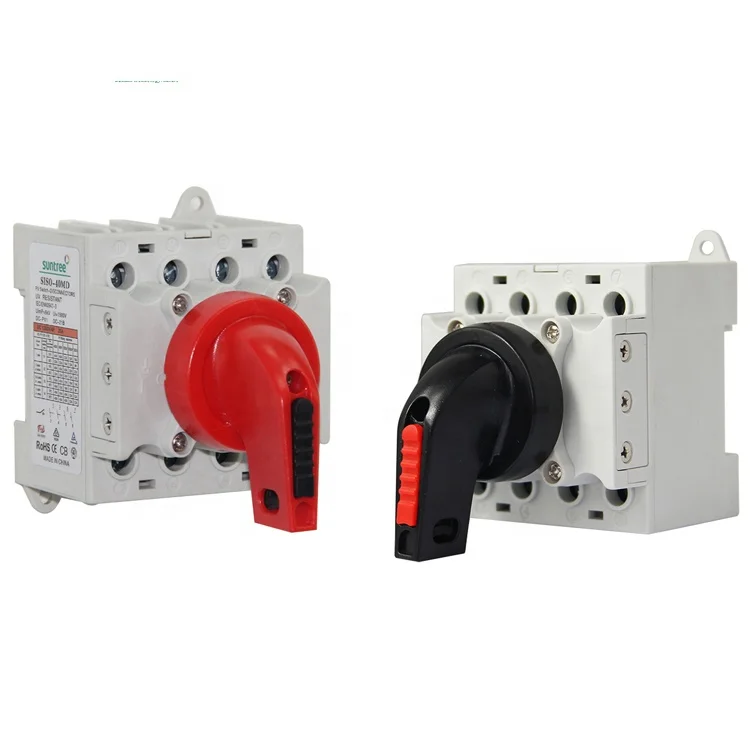 Solar PV DC Disconnector Switch 3 Phase Electrical Main Switch