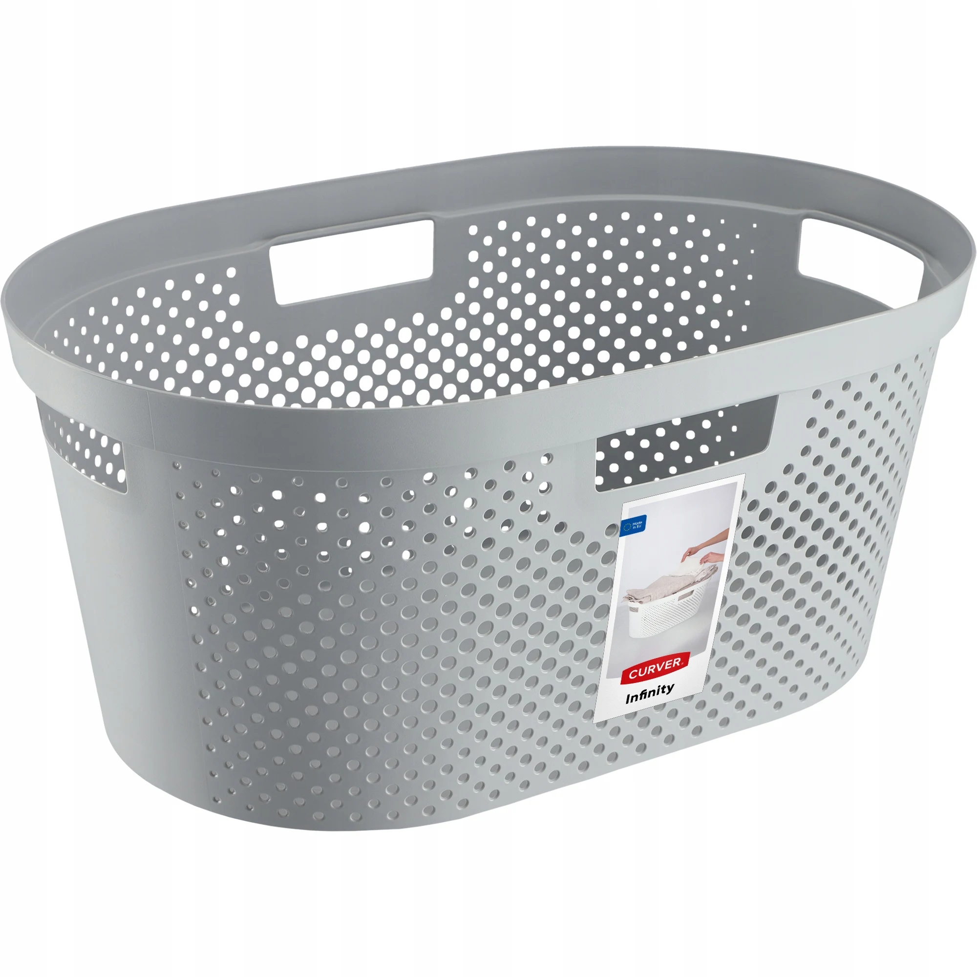CURVER Wasmand voor Mast 40L Lichtgrijs