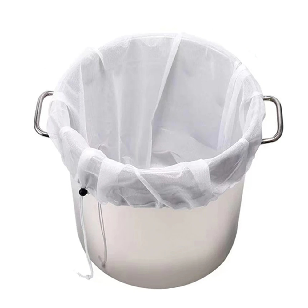 High Quality Polyester Reusable Straining Bag Efficient Brewing Supplies Efficient Brewing Supplies Fine Mesh Strainer Bag