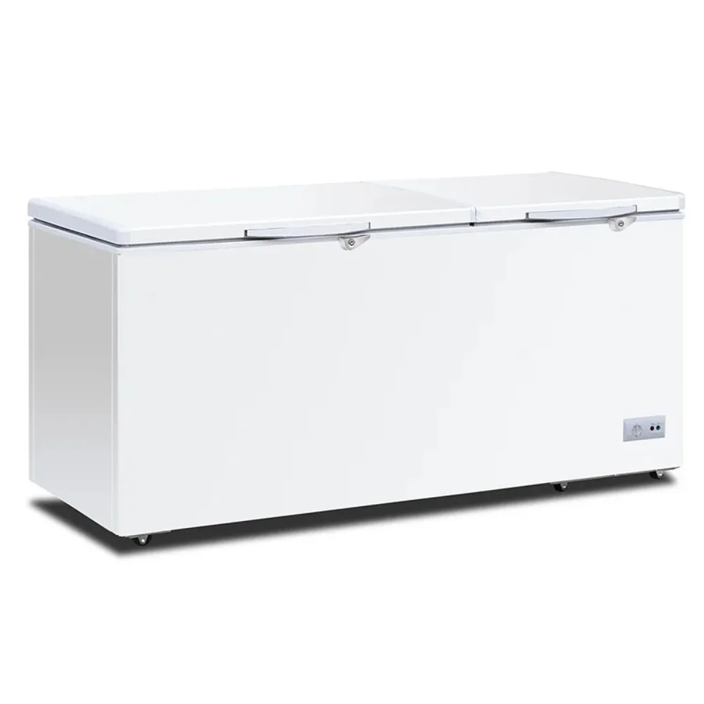 800 Liter Horizontal Tropical Ice Chest Freezer Deep Fridge Master Display Flat Glass Doubles Door Refrigerator 2025