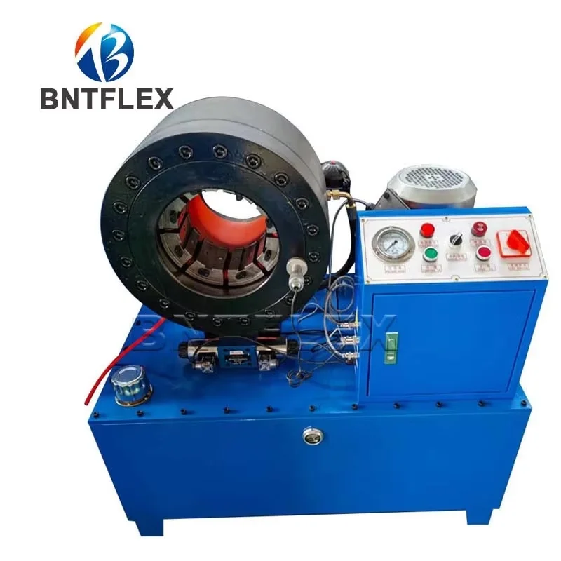 6 inch 150mm with 6 layers high tensile wire braided hydraulic hose crimping press machine low price high quality for sale