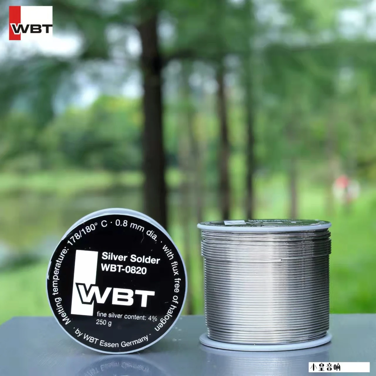 

6.56feet /2M WBT-0820 0.8MM 4%Ag HI-END silver Solder Germany Solder Wire Soldering Welding wire