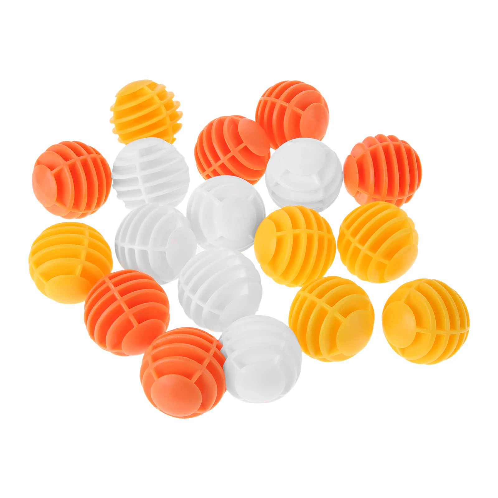 

6Pcs Plastic Hollow Golf Balls Training Practice Golfer Beginner Swing Hit Indoor Outdoor 42mm Spacing Training Practice Balls