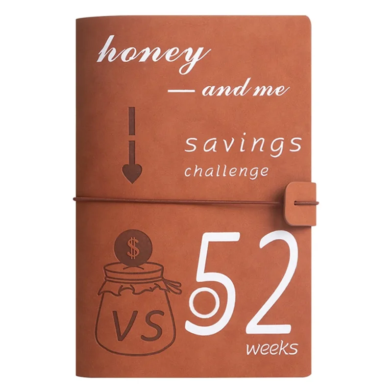 Top-52 Weeks Budget Binder Planner Cash Envelopes For Couple's Challenge To Save Money Cash Deposit Organizer Imitation