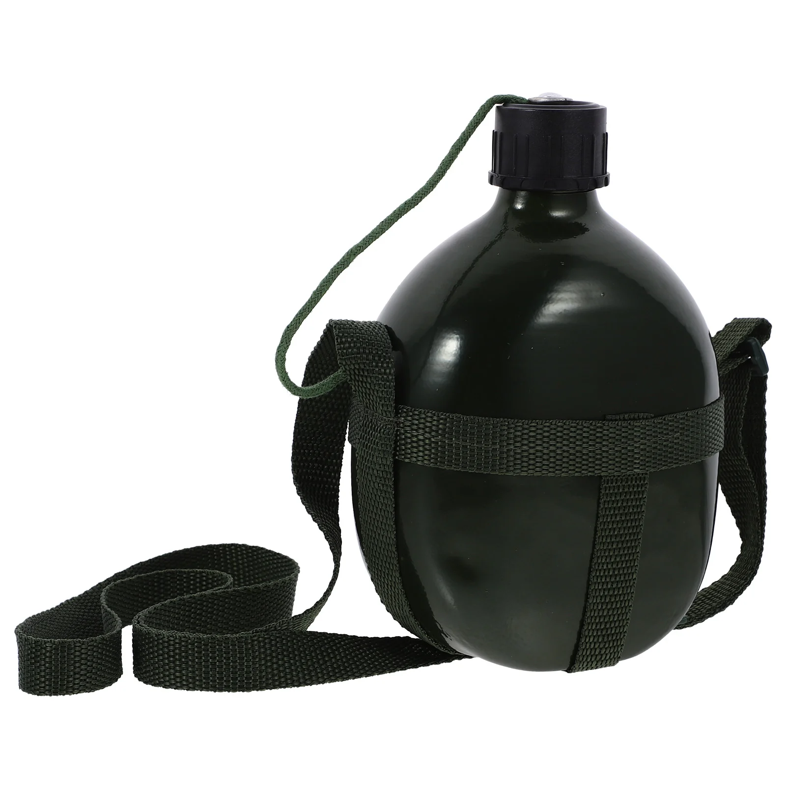 

Retro Training Kettle Camping Supply Outdoor Water Container Crossbody Bottle Single Shoulder