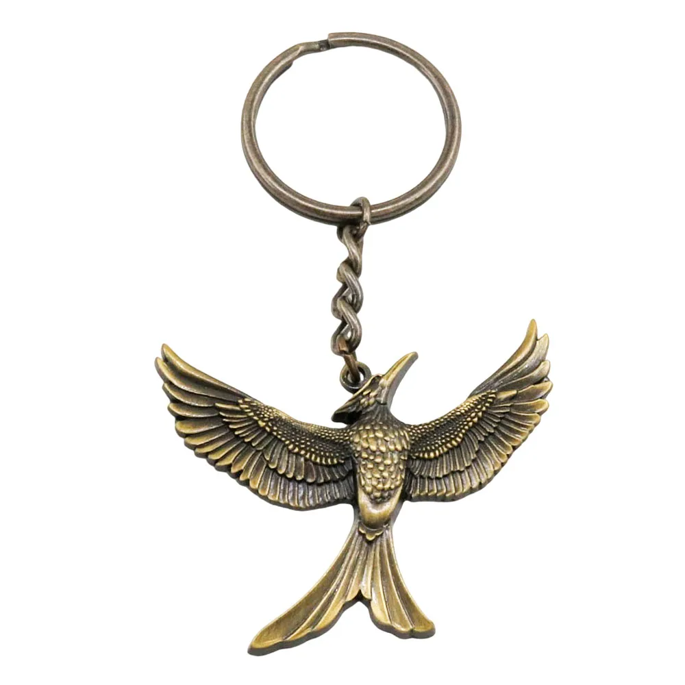 Vintage Hawk Eagle Bronze Keychain Show off your love Pendant Metal Material