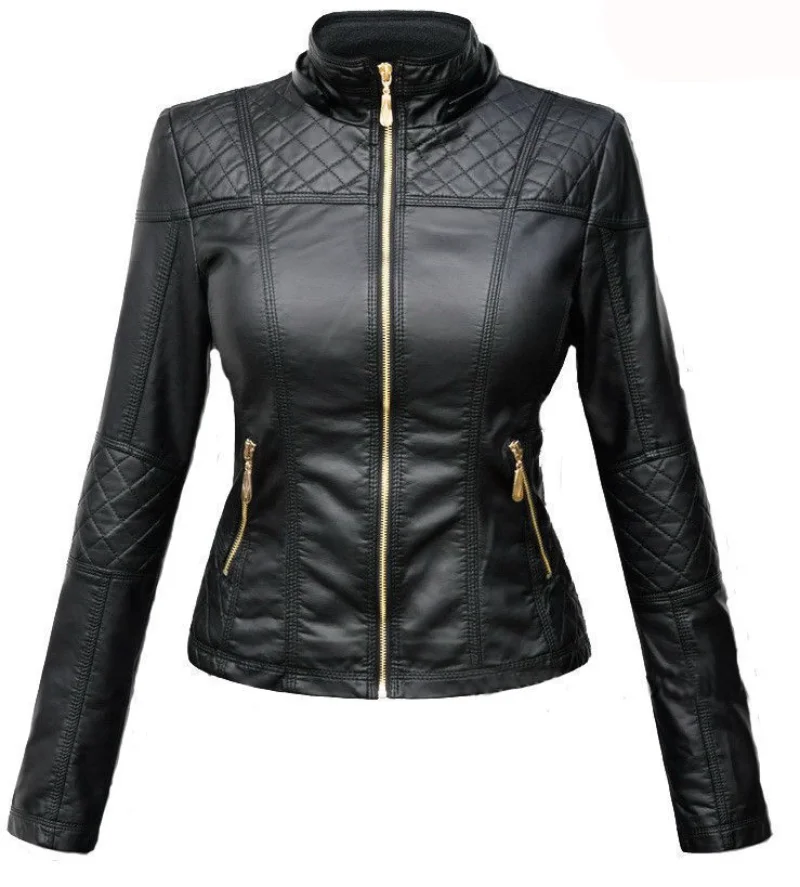 

Women Black Real Leather Jacket Motorcycle Lambskin Leather Coat Slim Fit Designer Biker Jacket