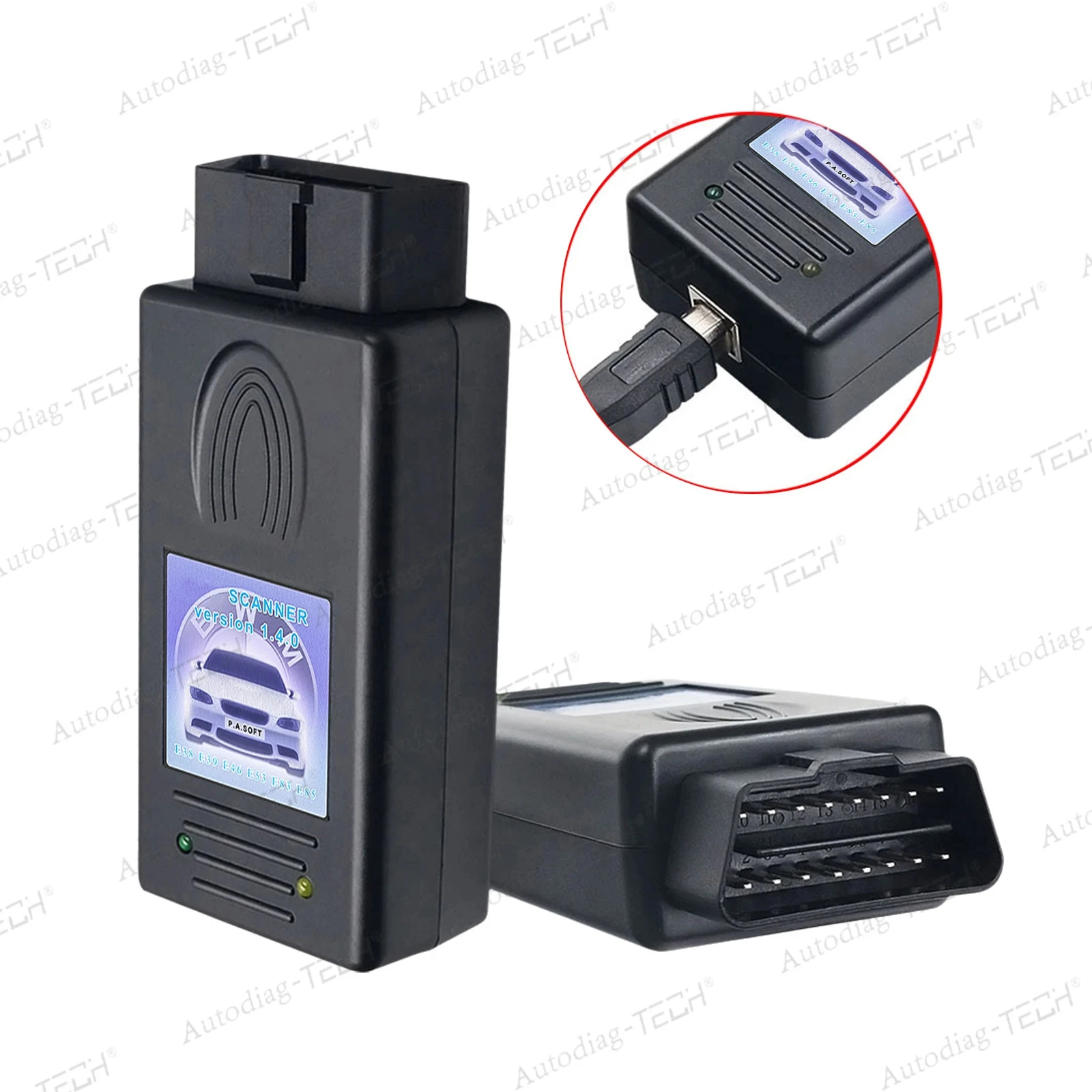 BMW E38 E39 E46 E53 E83 E85 シリーズ3 5 7 X5 X7用 OBD2スキャナー バージョン1.4.0 ロック解除済みコードリーダー OBD2自動診断ツールキット