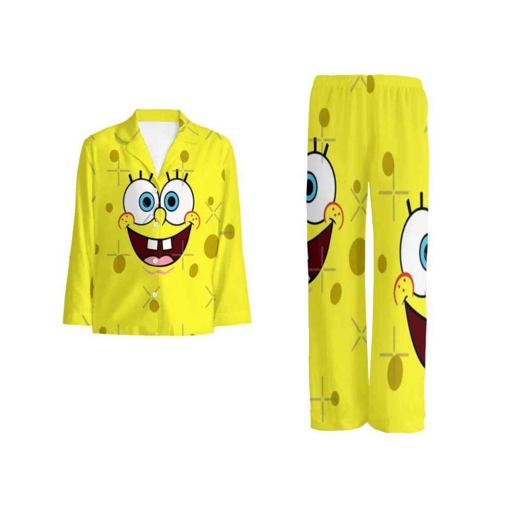 

Spongebob Apron Printed Pajamas Men or Women | Cute Pajama Sets | Elegant Lounge Wear for Women | Soft Clothing