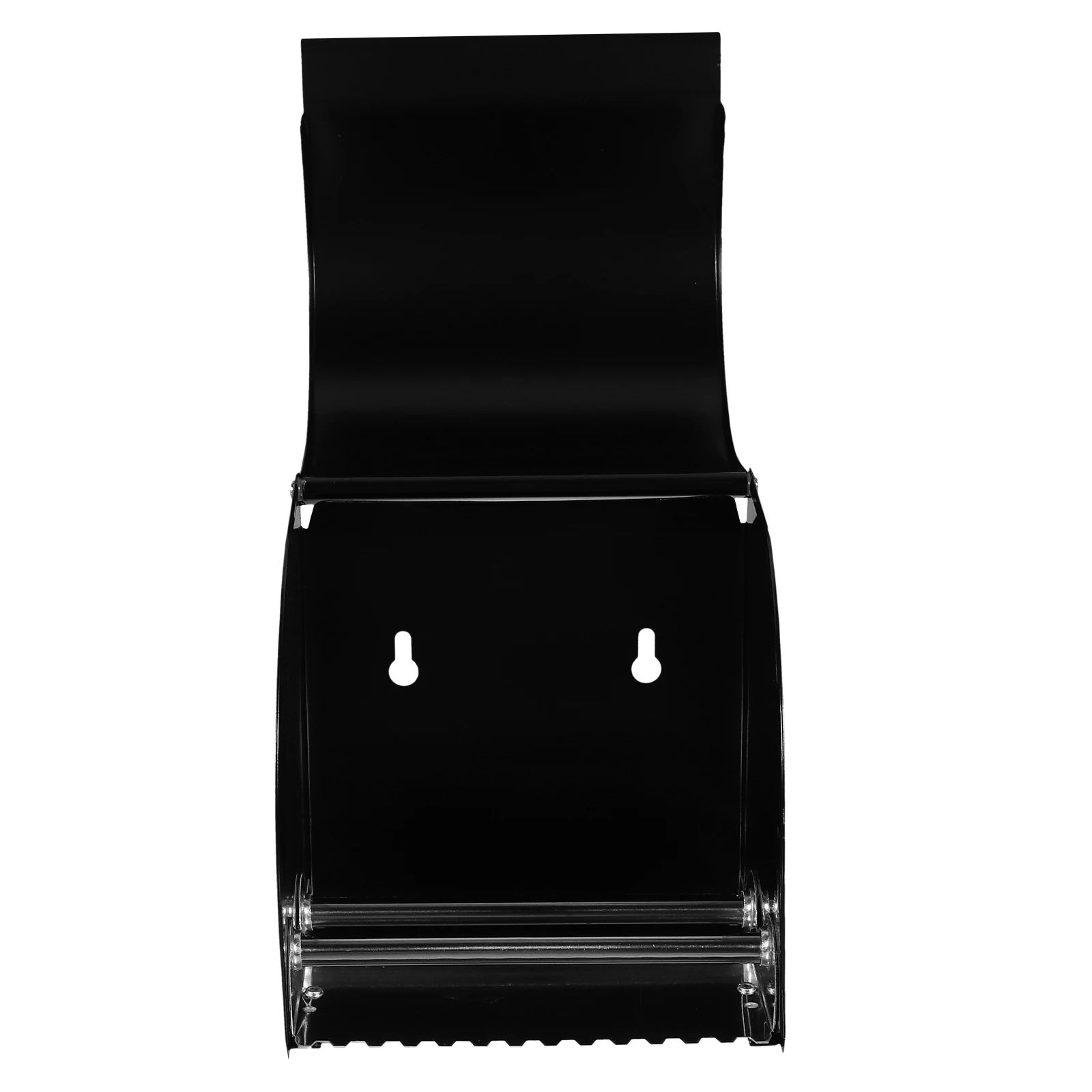 

Stainless Steel Tissue Box 304 Grade Waterproof Wall Mounted Bathroom Paper Holder K8 Black Large Capacity Easy Install No Hole