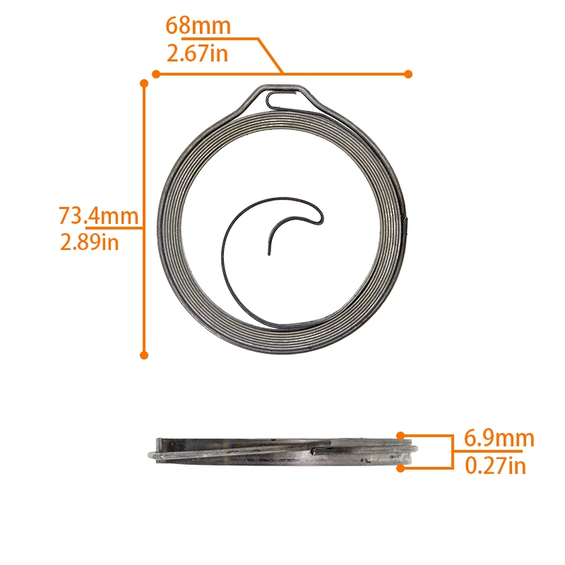 Lawn Mower Gas Oline Recoil Pull Starter Spring Pulley Rope Recoil For Honda GX340 GX390 GX420 188F 11HP 13HP 2 Stroke Engine