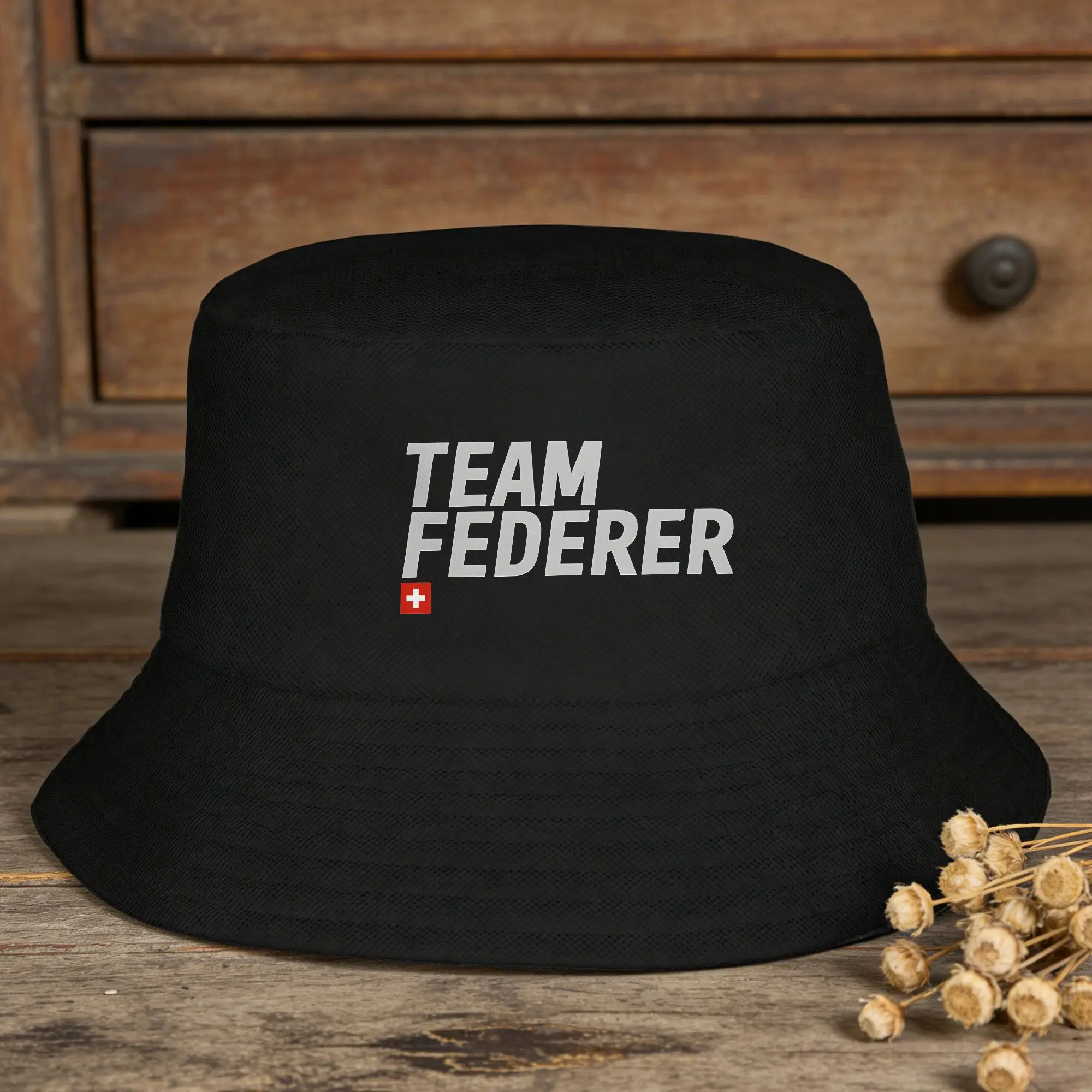 Team Roger Federers Bucket Hat  Outdoor Fisherman Caps For Men Women Korean Beach Travel Sun Hats Soft Fold Graphic Cap
