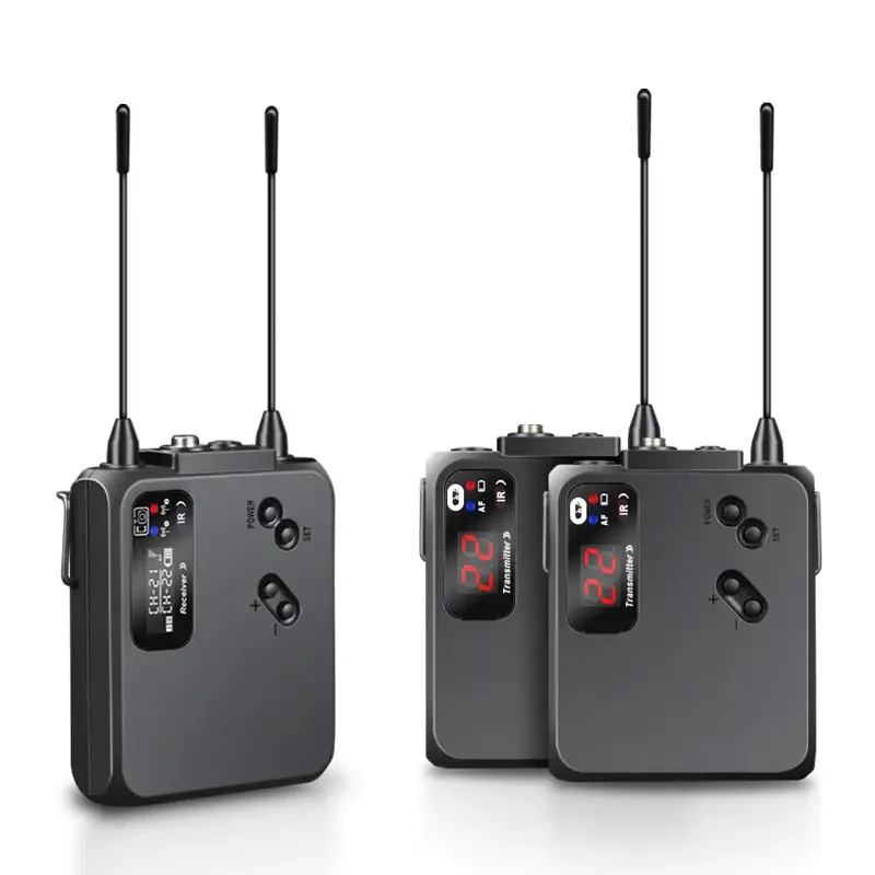 

Camera Microphone Camcorder Dual-channel DSLR Outdoor Live Streaming Vlog Clip on Tool Smartphone Wireless Microphone recharged