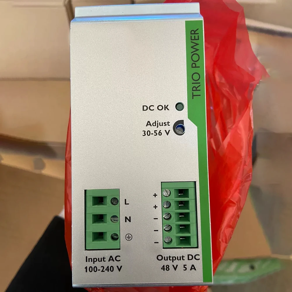 

2866491 TRIO-PS/1AC/48DC/5 TRIO POWER для источника питания Phoenix, выход 48 В постоянного тока/5 А, работает отлично, быстрая доставка, высокое качество