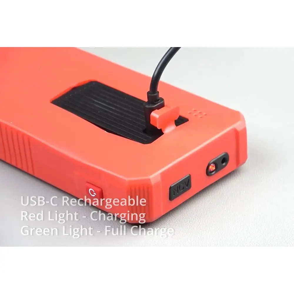 Rechargeable Smart Multimeter with 5.0 Inch Color Screen - 6000 Count Smart Multi Testers, True RMS Autoranging Multimeter, NCV,