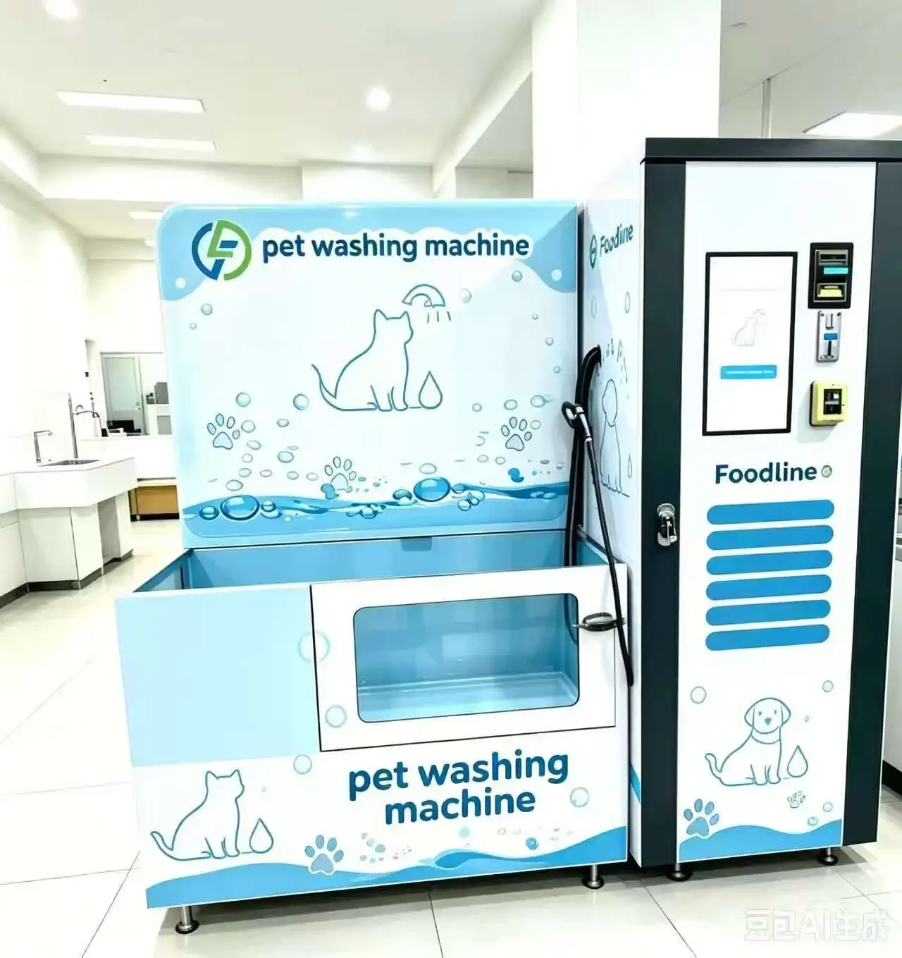FL Pet Bathing Machine Small Pet Bathing Machine Automatic Pet Bath Machine