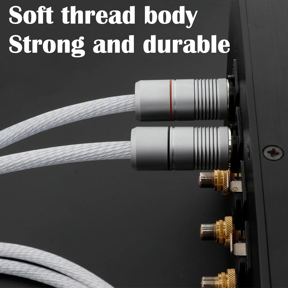 XLR 케이블 Hifi 가라오케 마이크 캐논 케이블 12 코어 OFC 실버 3 핀 XLR 암-수 플러그 밸런스드 라인 오디오 믹서 앰프