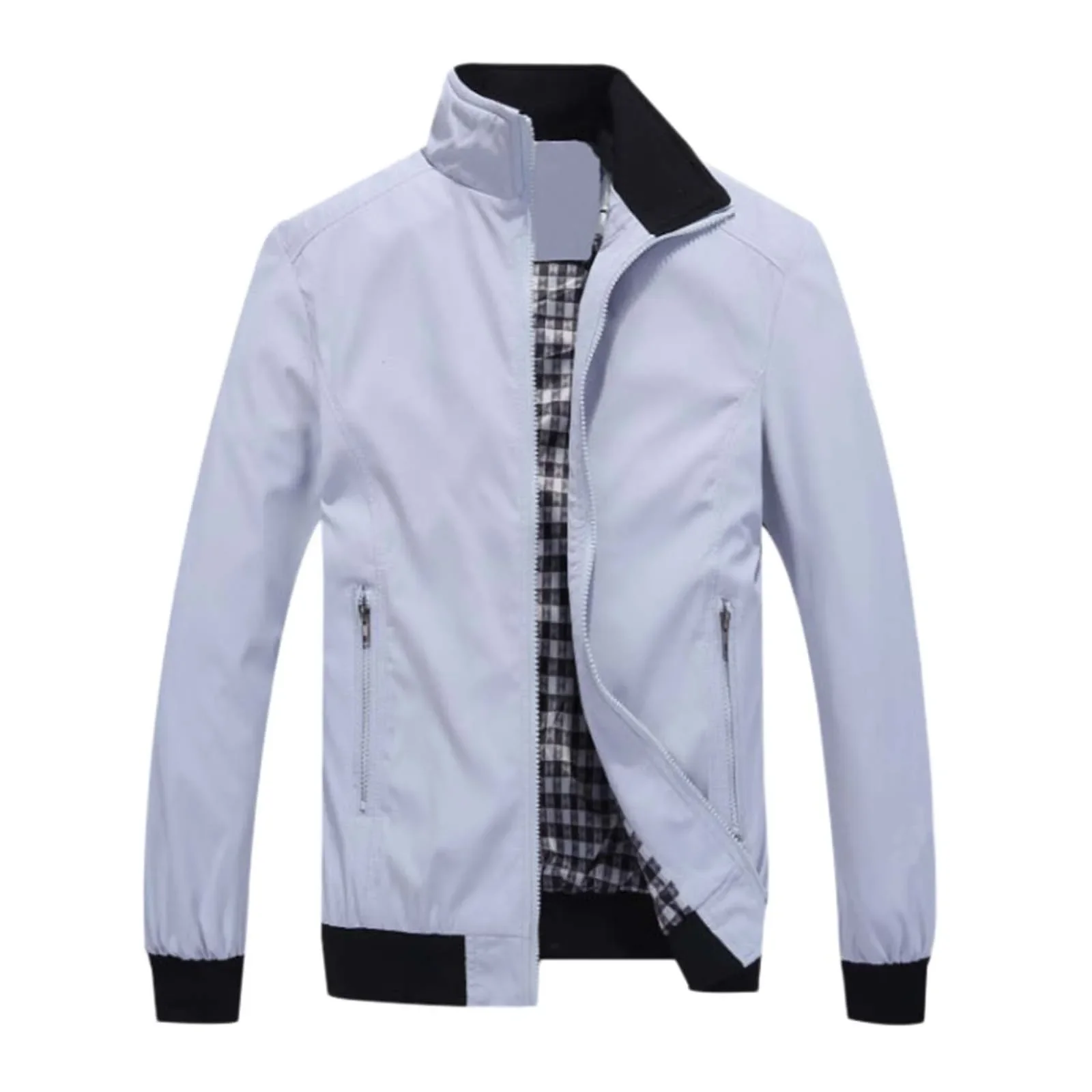 New 2024 Jacket Men Fashion Casual Loose Mens Jacket Sportswear Bomber Coat Mens Jackets and Coats Plus Size