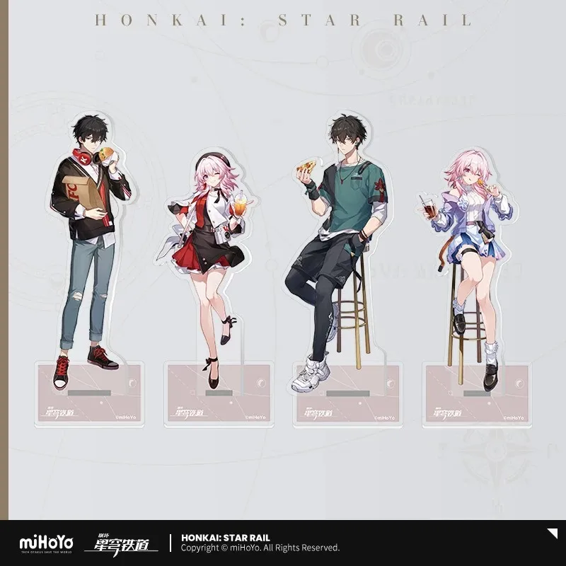 Figura Acrílica de la Serie Delicious Voyage de Honkai Star Rail, Figura Chibi, Regalo de Colección para Fanáticos del Anime y Videojuegos, para Niños y Niñas