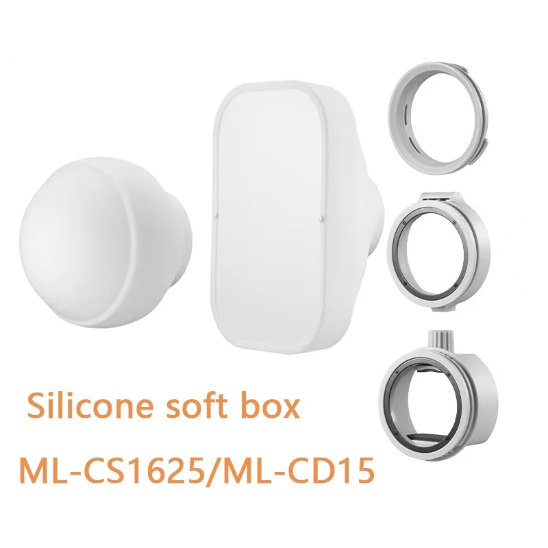 Godox ML-CD15/Godox ML-CS1625 Silicone Diffuser Ball Gel Dome Kit Soft box for ML60 V1 V850III V860III TT685 TT600 TT520II AD200