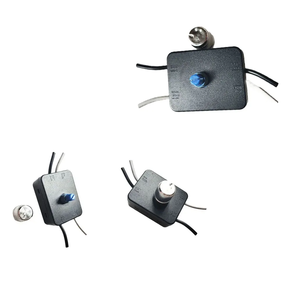 

120V 3-100W Lamp Dimmer Cord Switch LED Dimmer Switch Adjustable Controller Knob Plug in Table Floor Light Dimming Switch