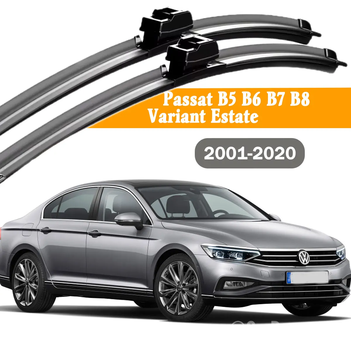 

2 шт. щетки стеклоочистителя для Volkswagen Passat B5 B6 B7 B8 Variant Estate 2001-2020, аксессуары для лобового стекла