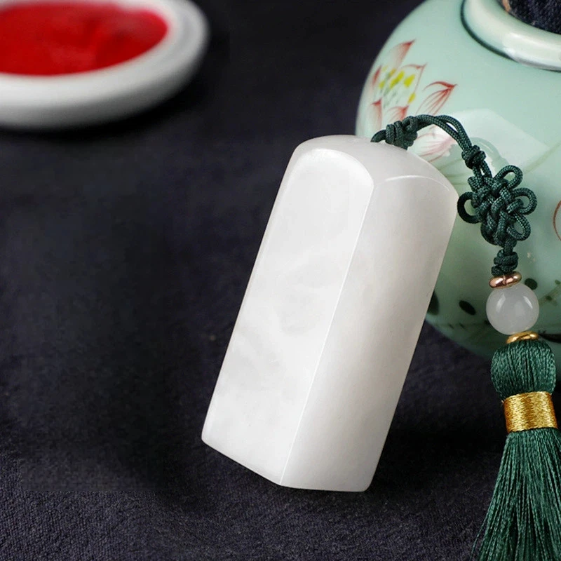 

Snowflake Frozen Stone Custom Name Seal Carving Stamp for Chinese Calligraphy Painting Collection Book Personalised Cultural