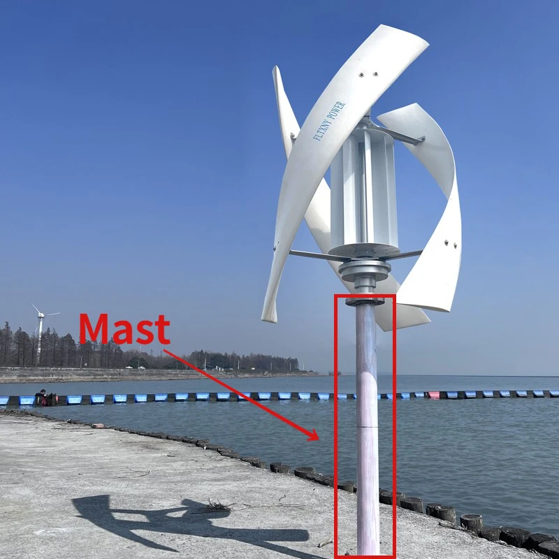 Mast for Wind Turbine Generator Pole For Wind Turbine Homeuse Tower