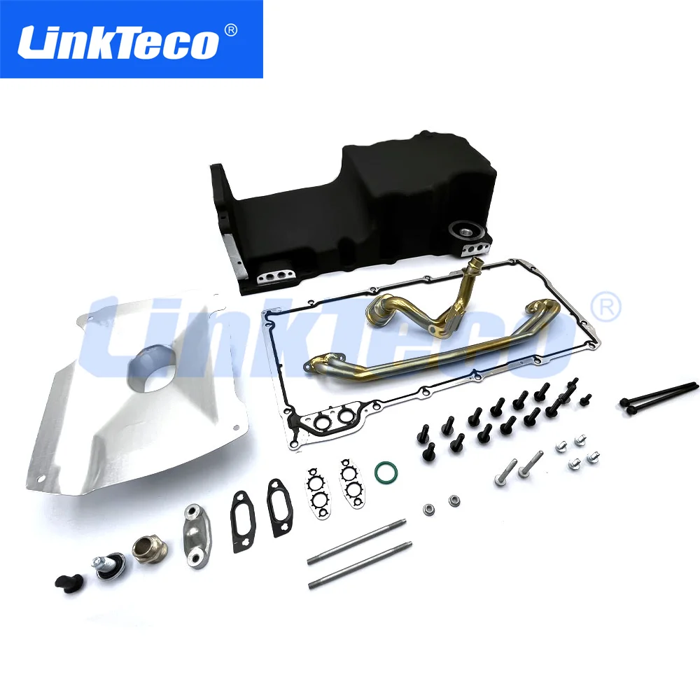 Black Front Sump Oil Pan Conversion Kit fit Chevy LSX