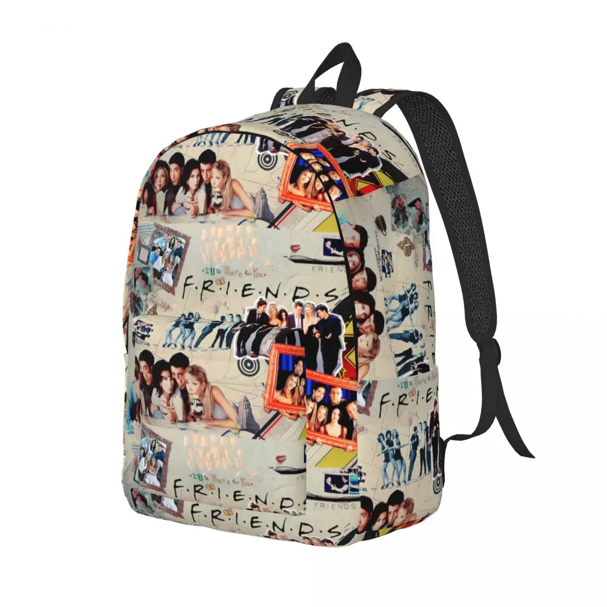 Friends TV Show for Teens Student School Bookbag Central Perk American Canvas Daypack Elementary High College Outdoor