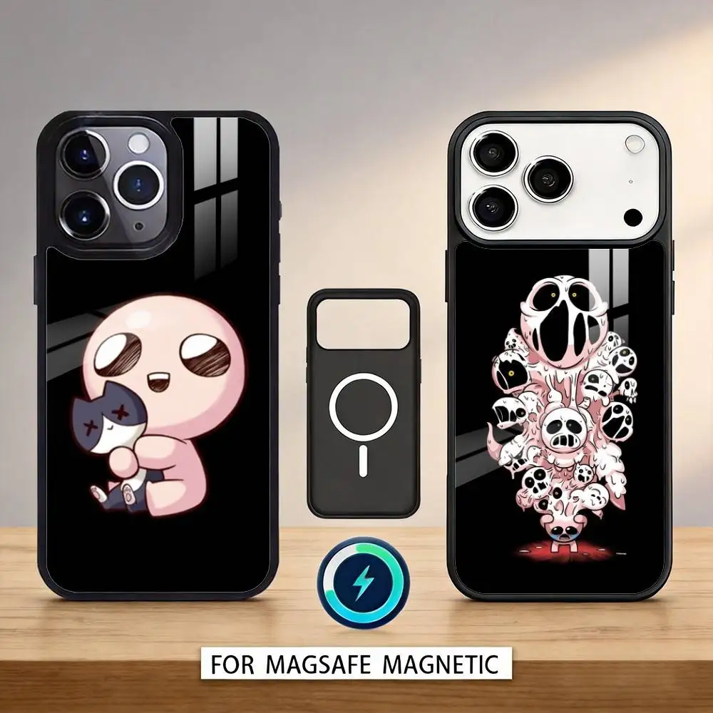 

Чехол для телефона The B-Binding Of I-Isaac для iPhone 17, 16, 15, 14, 13, 12, Pro, Max с поддержкой магнитной беспроводной зарядки Magsafe