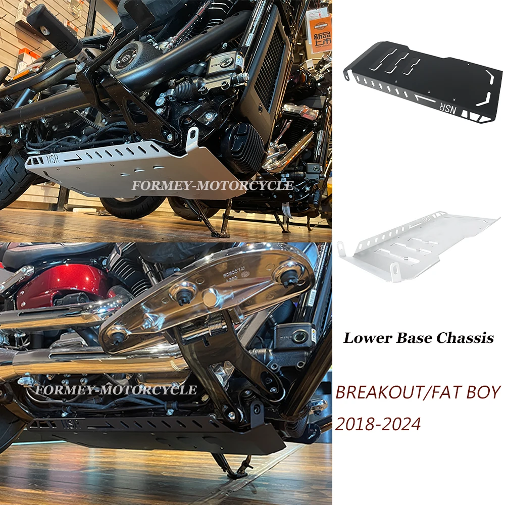 Motorcycle Skid Plate Engine Lower Base Chassis Guard Body Fairing Protection Shield For Harley BREAKOUT FAT BOY 2018-2024 2023