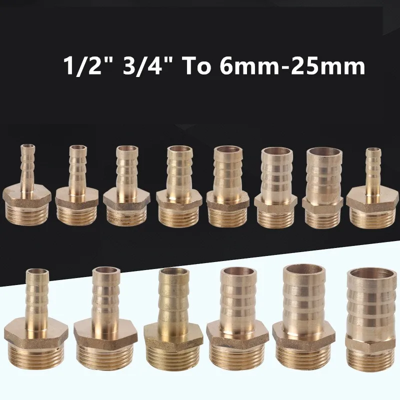 Bronze Pipe Fittings External Thread Tower Type Connection Reducer 1/2