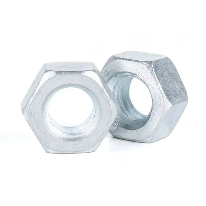 Tuerca Hexagonal galvanizada de acero al carbono negro, 10 ~ 200 piezas, tuerca métrica, placa de Zinc, M1.2, M1.4, M1.6, M2, M2.5, M3, M4, M5, M8, M10, M12