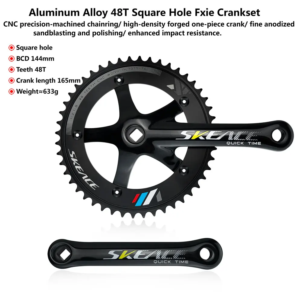 SKE Bikes Single-Speed Crankset Review: Why This 48T 144BCD Setup