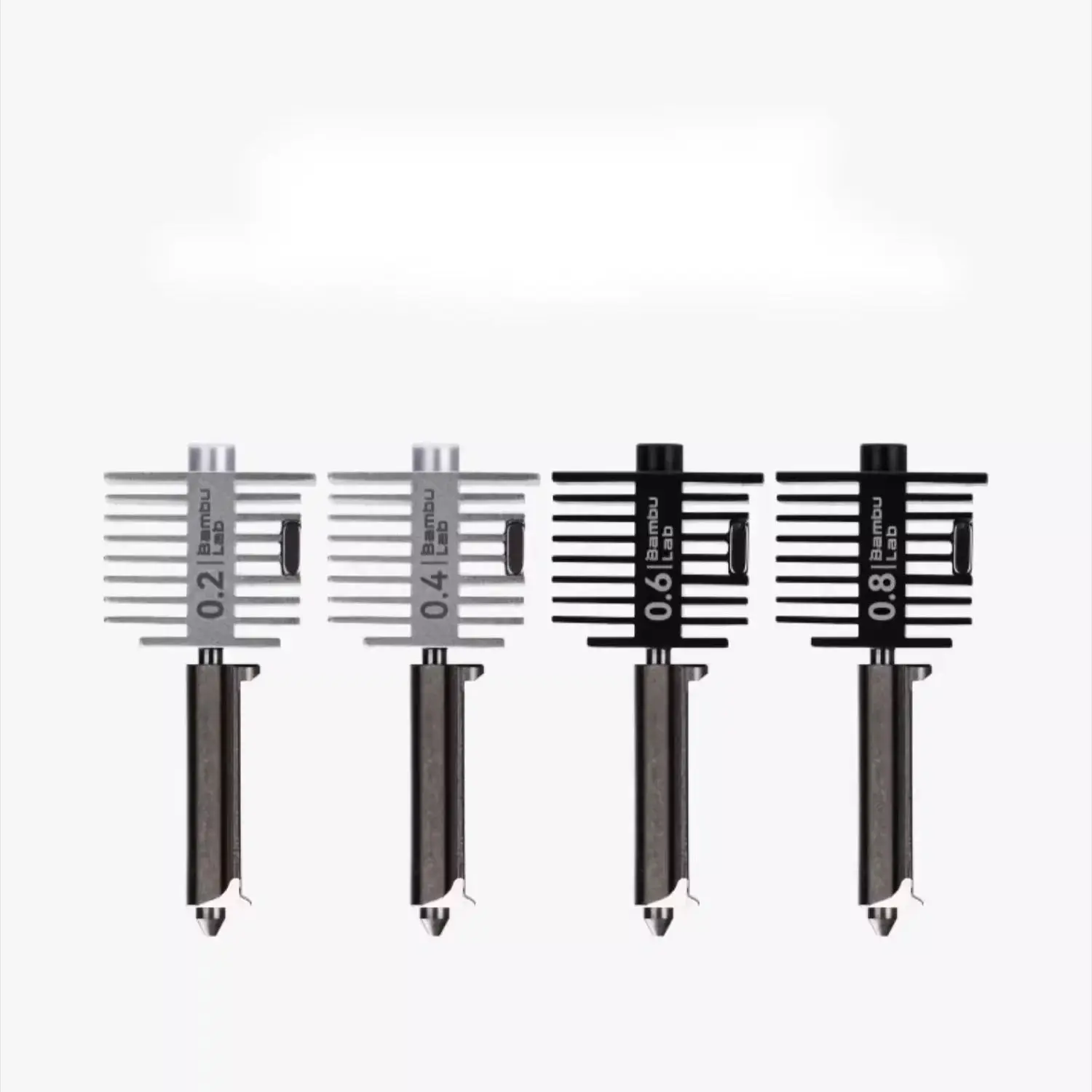 Oryginalny zestaw dyszy Bambu Lab 0.4MM A2L A1 A1 Mini, hotend, zestaw dysz 0.2MM ze stali nierdzewnej, 0.6 0.8MM ze stali hartowanej, części do drukarek 3D — zdjęcie produktu 7