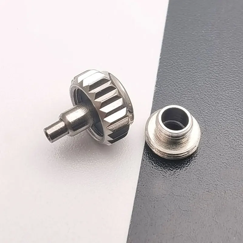 Corona de reloj de acero inoxidable de 6,0 mm para relojes RLX Vintage Datejust 16014, piezas de reloj