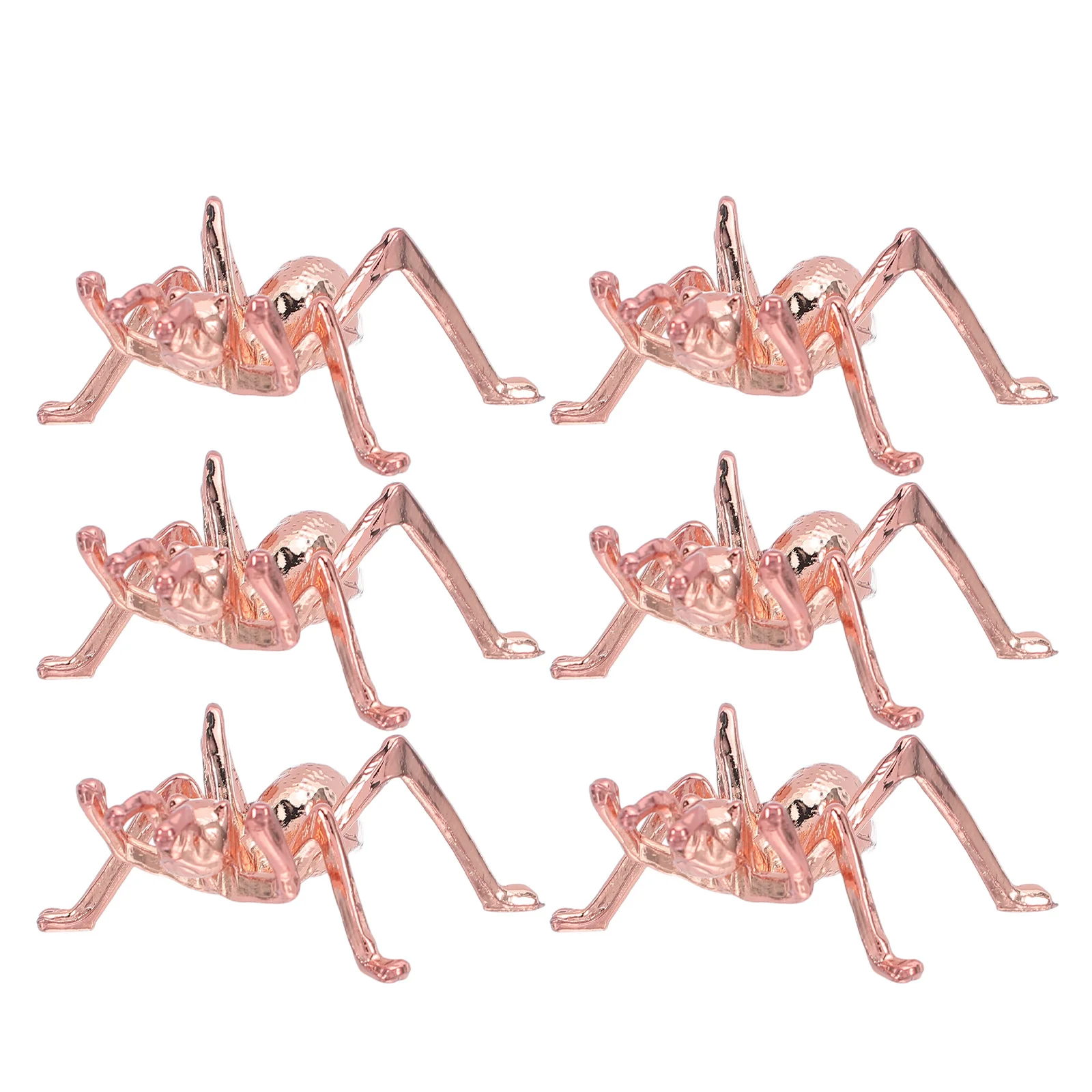 

6Pcs Crystal Ball Display Stands Golden Metal Ant Sphere Holder Decorative Orb Globe Display Rack Home Office Desk