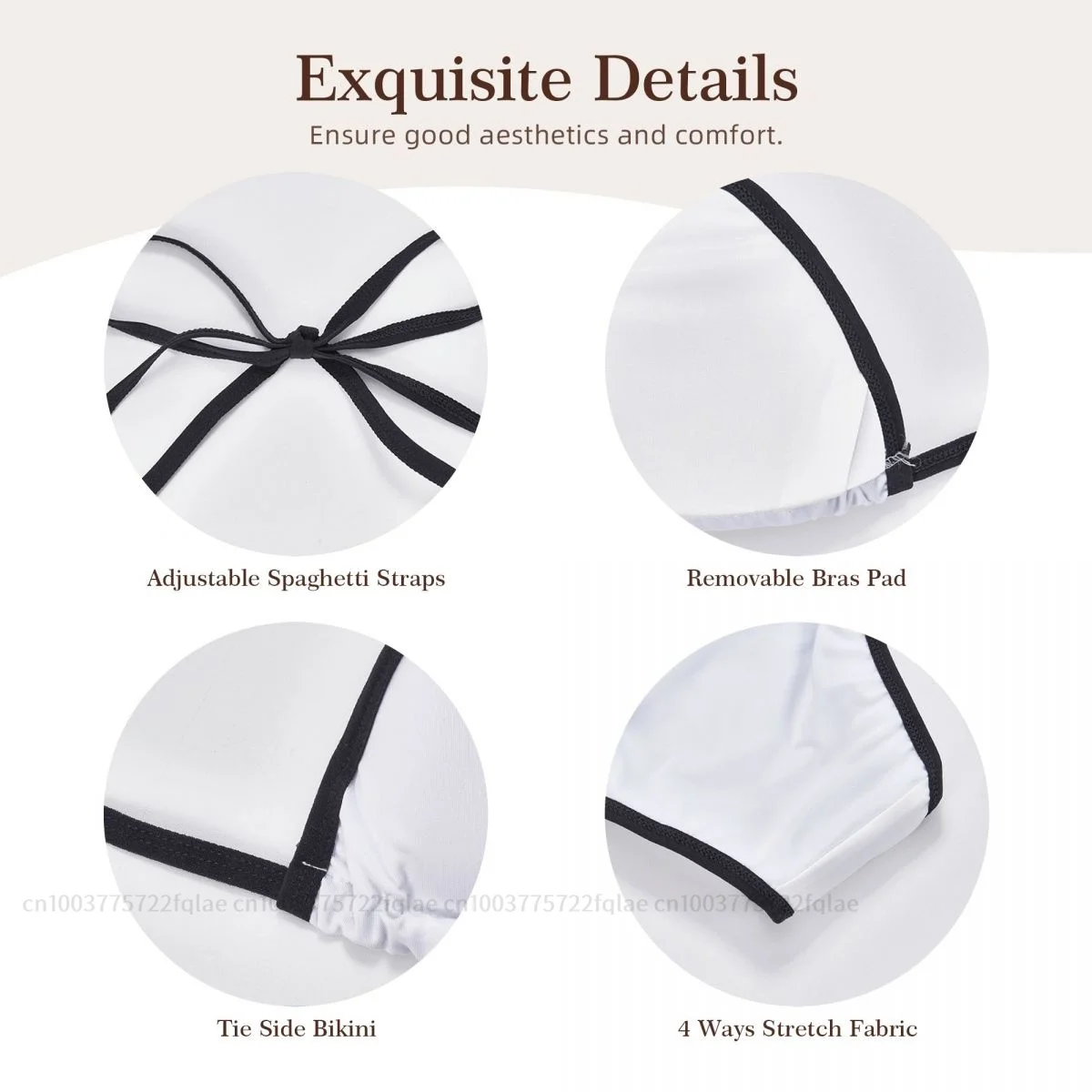 ผู้หญิงเซ็กซี่ชุดบิกินี่ Push-Up Bra Halter Thong ชุดว่ายน้ําบราซิลชุดว่ายน้ํา Beachwear ชุดว่ายน้ํา Paisley