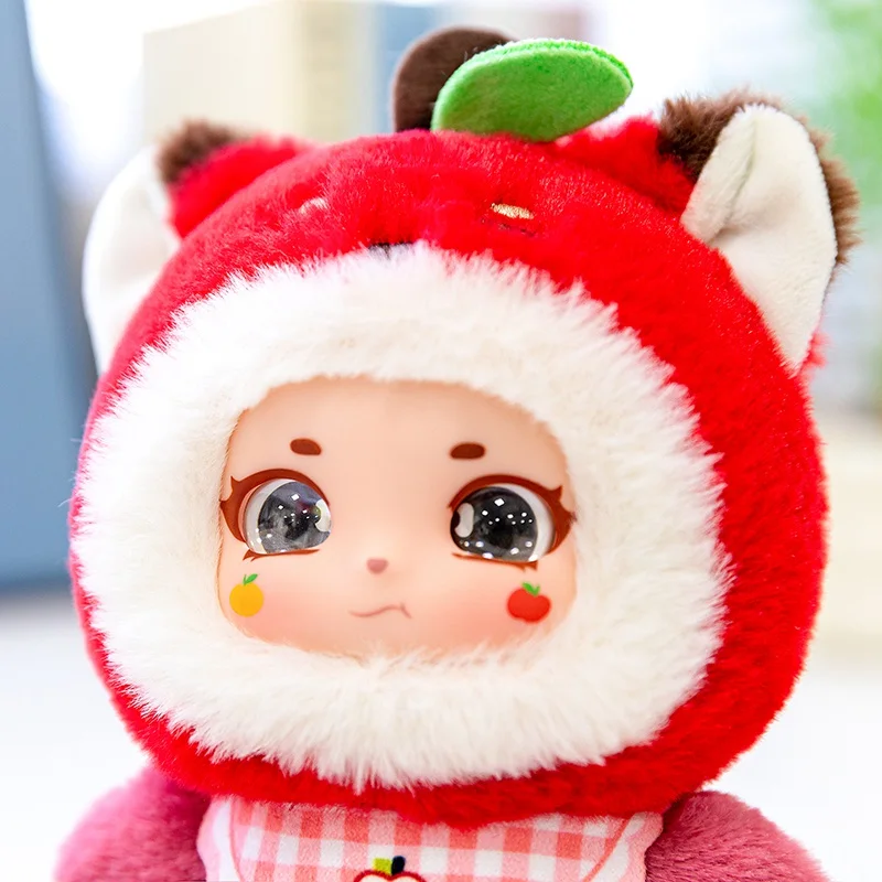 14cm Cute Fruit Sweetheart Party Vinyl Plush Toys Popular Stuffed Plush Toys Strawberry, Apple, Pear Kids Creative Gifts Pendant image 5