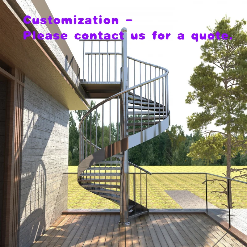 custom.Ss Rotating Stairway Steps Staircase Circle Staircase Winding Staircase Space Saving Stairs Exterior Stairs Prefabricated