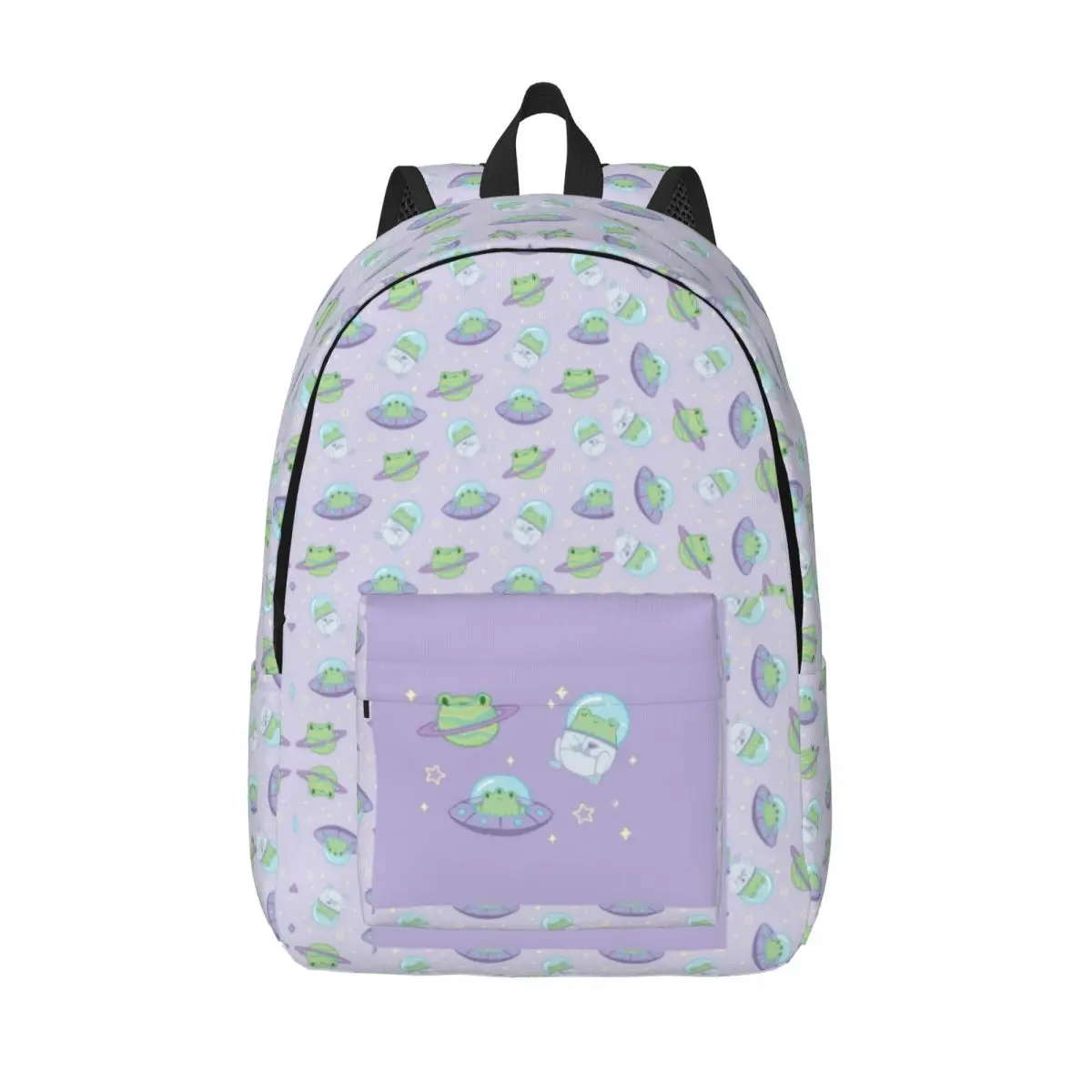 

Cute Cosmic Frogs Backpack Space Animals Fun Backpacks Female Xmas Gift Outdoor Style Print School Bags Designer Rucksack