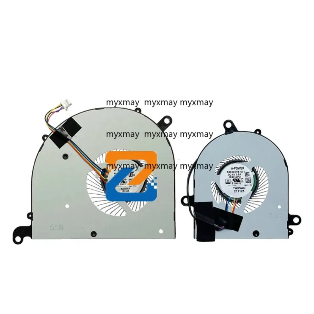 New Laptop CPU GPU Cooling Fan For MSI Prestige 15 A12UC A12UD A12SC MS-16S8 Cooler Radiator Fan BS5005HS-U3J