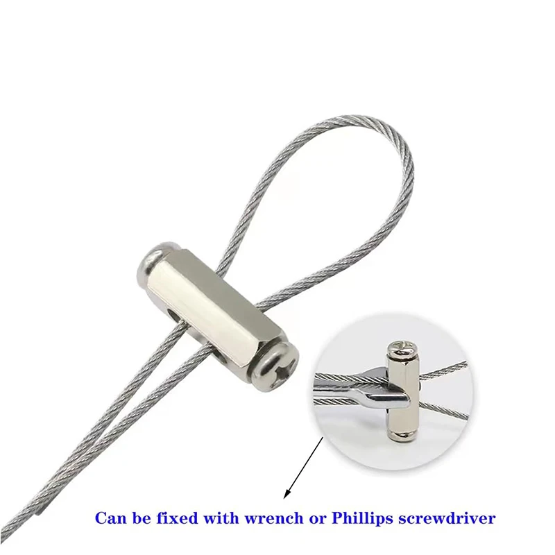 Kit cavi per impieghi gravosi 20M/4mm fune metallica in acciaio inossidabile rivestita in PVC per piante rampicanti stendibiancheria da giardino