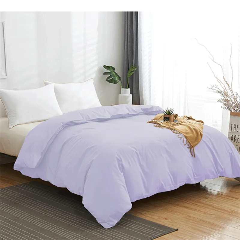 1 Piece 100% Cotton Reactive Dyed High-Quality Natural Fabric Double-Sided Dual-Use Zipper Duvet Cover Can Be Customized