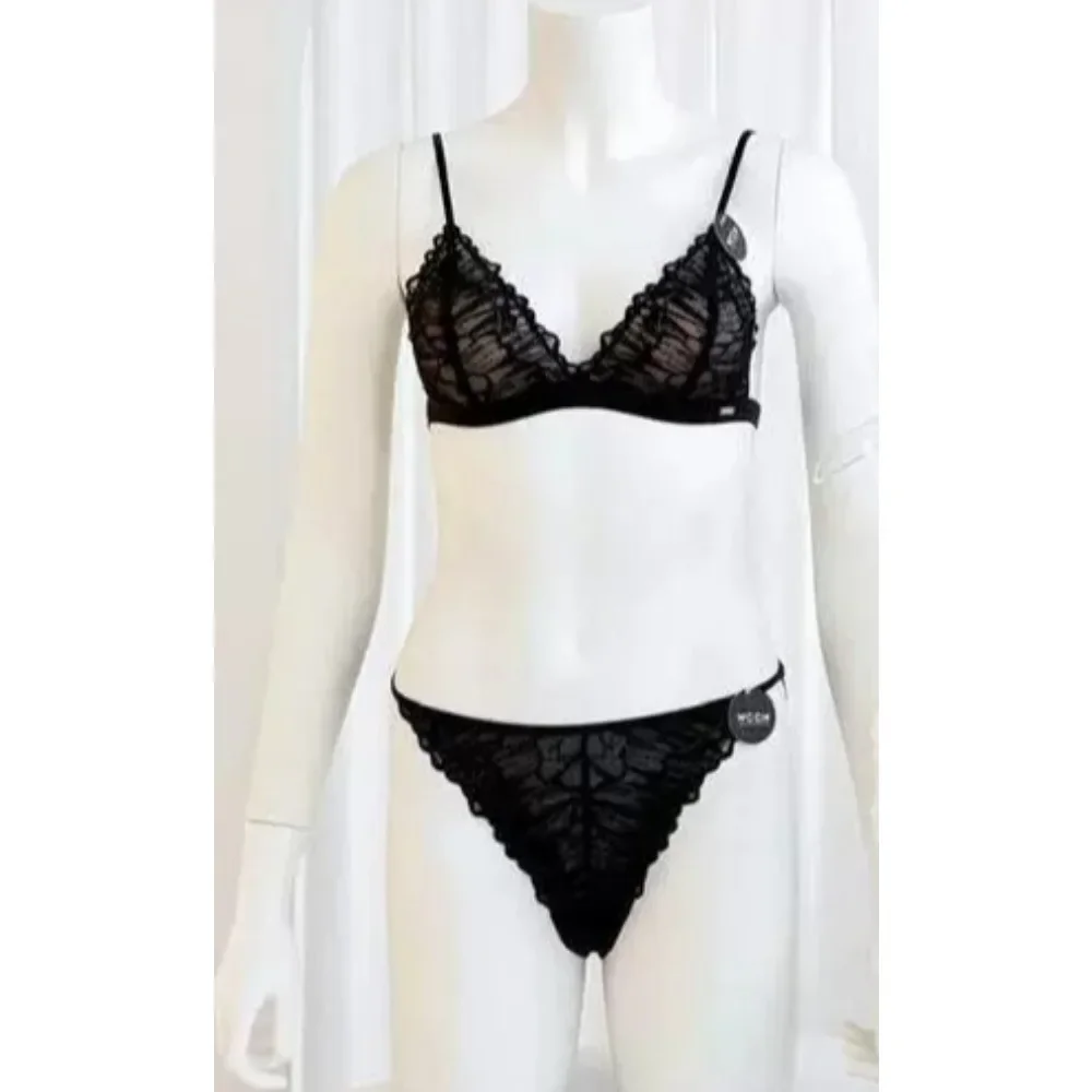 Lencería Sensual Mujer Verano Nuevo Conjunto Copa Triangular Sin Aros Sin Costuras Transpirable Sin Rastro Aumento Pecho Pequeño