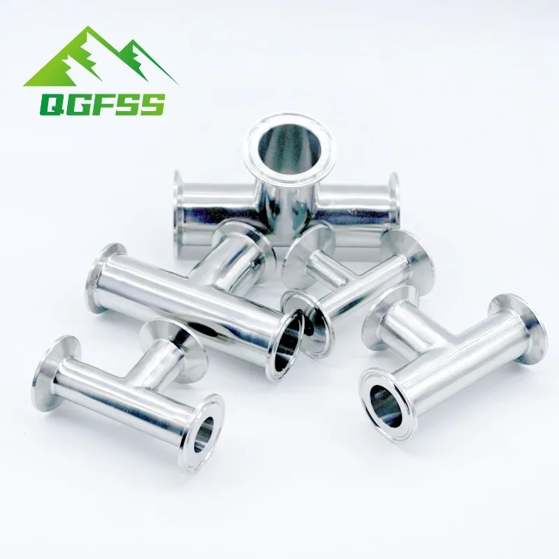 

OD19mm-102mm (3/4"-4")Stainless Steel SS304 Sanitary 3 Way Tee Ferrule 1.5” 2” 3” 4”OD50.5-119MM Fit 1.5"-4" Tri Clamp