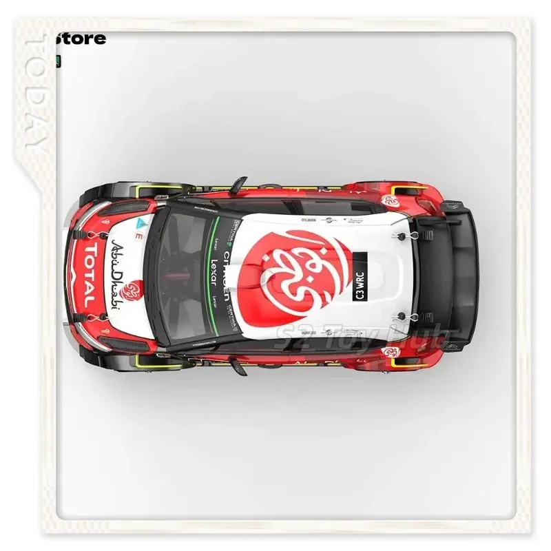 Mjx 14303 Rc Rally Raceauto 1/14 Borstelloze 4wd 2s Supermotor Citroën C3 WRC Offroad Volledig Schaalmodel Hobbyvoertuig