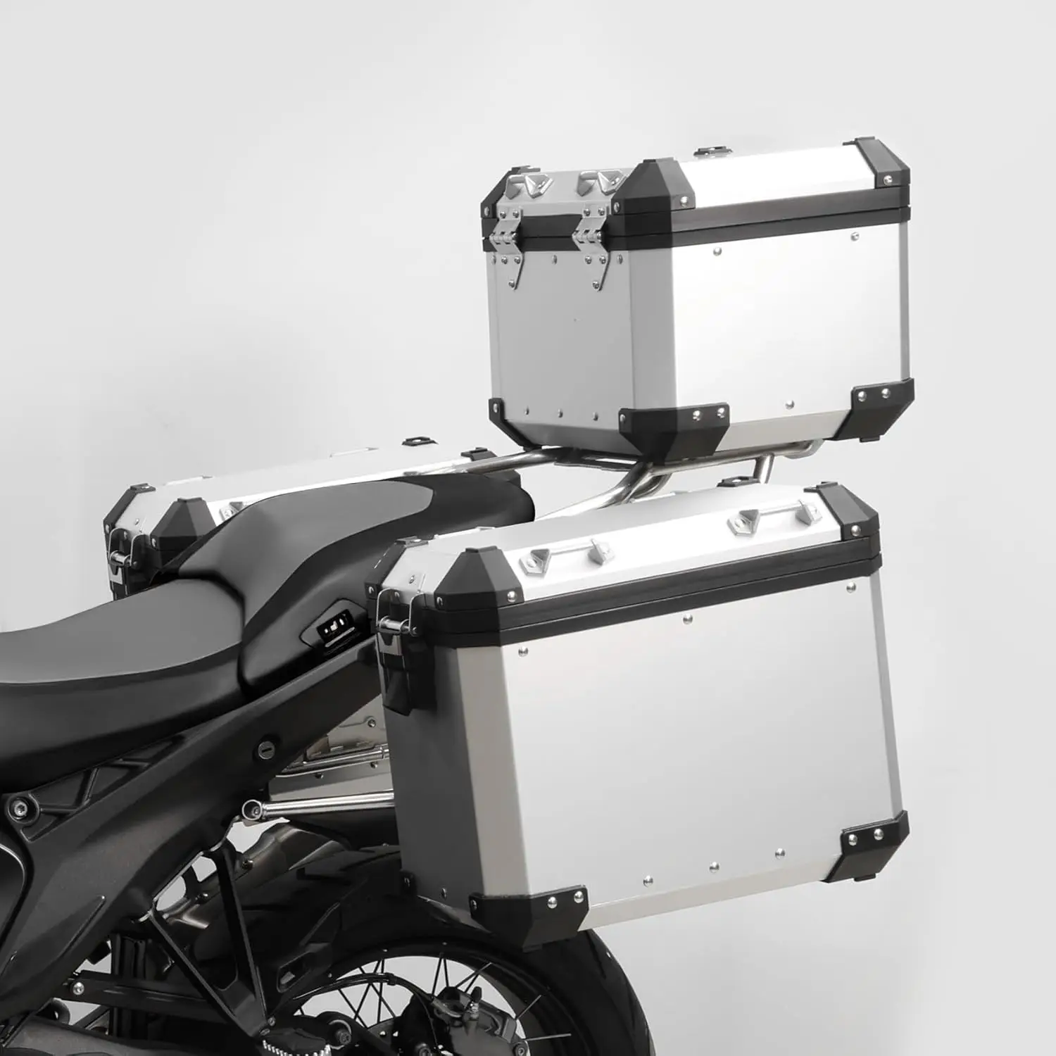 38L Aluminum Tail Box Case Top Luggage Box Fit For BMW R1300GS R1300 GS 2023-2025 R1250GS Adventure 2019-2024